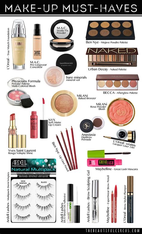 make up musthaves